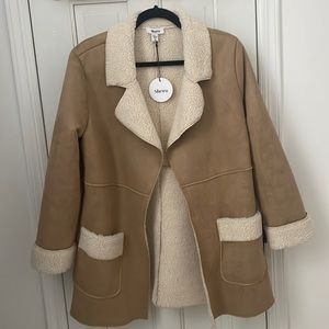 Forever 21 - Faux Suede & Shearling Coat